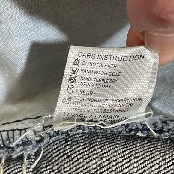 NWT Lucy Paris Denim and Lace Western Layered Skirt - Picture 12 of 16